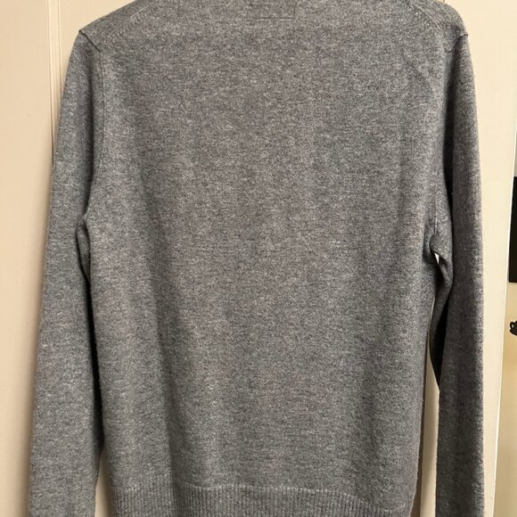 Banana Republic 100% Cashmere Crewneck Sweater in Heather Gray - Men's Medium - Picture 2 of 5